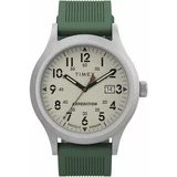 Timex Ročna ura Scout TW4B30100 Silver/Green