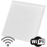 MasterLED Stikalo na dotik stekleno Wi-Fi Tuya enojno belo LED