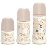 Suavinex Wonderland SX Pro Physiological Anti-Colic steklenička za dojenčke M Medium Flow 3 m+ Liberty Pink 270 ml | Shoptok.si