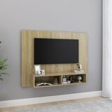  Zidni TV ormarić boja hrasta sonome 120 x 23,5 x 90 cm drveni | shoptok.hr