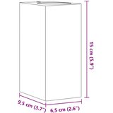 Vanjske zidne svjetiljke 2 kom crne od lijevanog aluminija | shoptok.hr