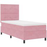  s opruga kutije Ružičasta 90 x 190 cm Baršun | shoptok.hr