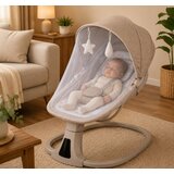 Kina Only Deluxe 3u1 električna ljuljaška za bebe Beige | Eponuda.com