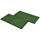  Ploče za zaštitu od pada 18 kom gumene 50 x 50 x 3 cm zelene | shoptok.hr
