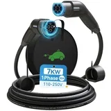 Kabel za polnjenje EV, Type2 IEC62196-2, 7KW 32A, IP65, 7KW 32A 1Phase, (5000156859)