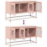 vidaXL TV omarica roza 100,5x39x60,5 cm Hladno valjano jeklo | Shoptok.si