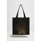Marisse Black Printed Shopper Bag Cene