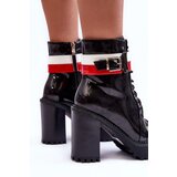Boto Leather Heeled Boots Black Adrijana | ePonuda.com