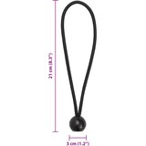  Užad za bungee s kuglicama 25 kom 21 x 0,5 cm | shoptok.hr