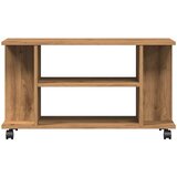 vidaXL TV ormarić s kotačićima Artisan hrast 80x40x45 cm izrađeno drvo | shoptok.hr