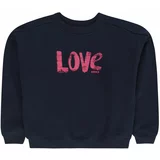 Mexx Sweater majica mornarsko plava / roza