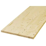 EXCLUSIVHOLZ Masivna drvena lijepljena ploča (Smreka/jela, 2.500 x 250 x 18 mm)