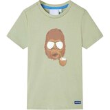 Dječja majica kratkih rukava svijetla kaki 140 | shoptok.hr