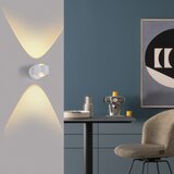 SCHÖNER WOHNEN 19331-16 - LED zidno svetilo CHIA 2xLED/2W/230V bela | Eponuda.com