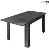 LC Mobili Raztegljiva jedilna miza z marmornim videzom 137-185x90 cm CARRARA 348100AL Cene