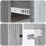  Stenski nočni omarici 2 pcs Siva Sonoma 34,5 x 33 x 20 cm, (5000209646) | Shoptok.si