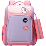 Školski ruksak s jednorogom na prsima, pastelno ružičasti, 21L, 39 cm Cijene