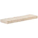 vidaXL Talna sedežna blazina za paleto bombaž 120x40x7 cm bež Cene