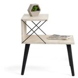 Hanah home cross - black, marble blackmarble nightstand | ePonuda.com