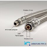 Komplet cevi za kopalniško ali kuhinjsko armaturo| M10, 3/8", 40 cm | Shoptok.si