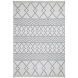 Oyo home bijelo-sivi pamučni tepih Duo, 120 x 180 cm