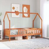  Okvir kreveta za dječju kućicu voštano smeđi 80x200 cm borovina | shoptok.hr