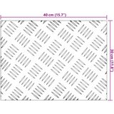  Stepenica Pravokutni 2 pcs Srebrno 40 x 30 cm Aluminij | shoptok.hr