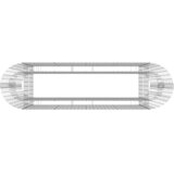  Gabionska povišena gredica od pocinčanog željeza 190x50x100 cm | shoptok.hr