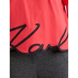 Karl Lagerfeld Majica rdeča / črna | Shoptok.si