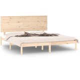  Okvir za krevet od masivnog drva 150 x 200 cm veliki bračni | shoptok.hr