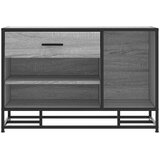  Klupa za cipele Siva Sonoma Konstruirano drvo i metal | Shoptok.si