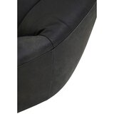 Premier Housewares Črn usnjen fotelj Hoxton – | Shoptok.si