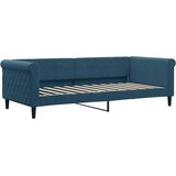  Dnevni krevet na razvlačenje s ladicama plavi 90x200 cm baršun | shoptok.hr