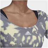 Adidas Majice s kratkimi rokavi W Hyglm Cro Aop Siva | Shoptok.si