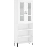 Maison Chic Visoka omara - Komoda - Predalnik bela 69,5x34x180 cm inženirski les, (21721163) | Shoptok.si