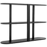 Bloomingville Črna večnivojska polica 80 cm Vicente – | Shoptok.si