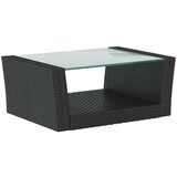 vidaXL 16-dijelna vrtna garnitura od poliratana s jastucima crna | shoptok.hr