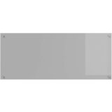 vidaXL Kuhinjska obloga Svetlo siva Steklo 120 x 50 cm Vzdržljiva | Shoptok.si