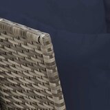 Vrtna sofa s jastucima siva od poliratana | shoptok.hr