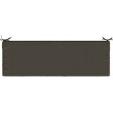  Jastučić za klupu SOEST 100% poliester Antracit 140 x 50 x 8 cm Slike