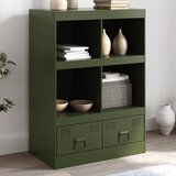 Maison Chic Komoda - Predalnik olivno zelena 67x39x95 cm jeklo, (21715587) | Shoptok.si