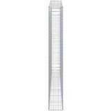  Lučne gabionske košare 3 kom 400x30x220/240cm pocinčano željezo | shoptok.hr