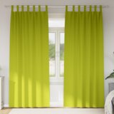 vidaXL Zavjese 2 pcs Jabukova zelena 260 x 140 cm Poliester | shoptok.hr