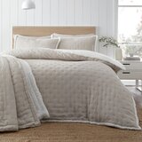 Catherine Lansfield Kremno bela enojna posteljnina iz sherpa flisa 135x200 cm Cosy Nori – | Shoptok.si