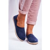 Boto EVENTO Women's Velvet Espadrilles Navy Vulcano | Shoptok.si