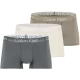 Calvin Klein Underwear Boksarice siva / temno siva / off-bela / naravno bela