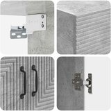  Ormar za montažu na zid Betonska siva 59 x 31 x 60 cm | shoptok.hr