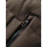 Ombre Men's lightweight jacket with hood and mesh lining - olive | shoptok.hr