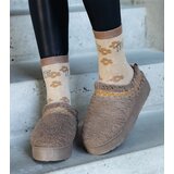  Brown platform snow boots with low shaft and embroidered pattern Greene | ePonuda.com