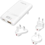 Logilink putni punjač sa dva USB GaN porta, tri adaptera EU / UK / AU, 65 W, slim Cene